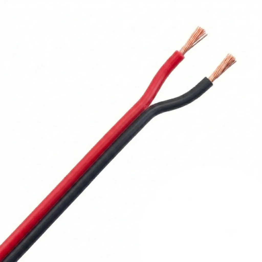 PVC cable 2-wires 2x 0,34mm² per m