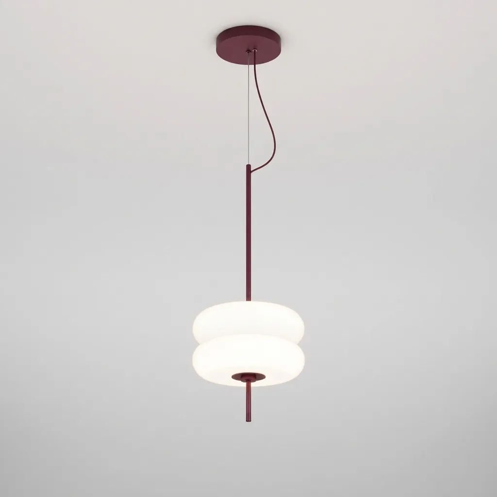 [AQF-59996-M927-PW-00-86] BEADS cumulus LED M927 PW suspended burgundy