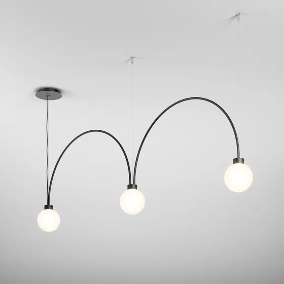 FLYING BALL arc x3 LED M927 PW suspended black
