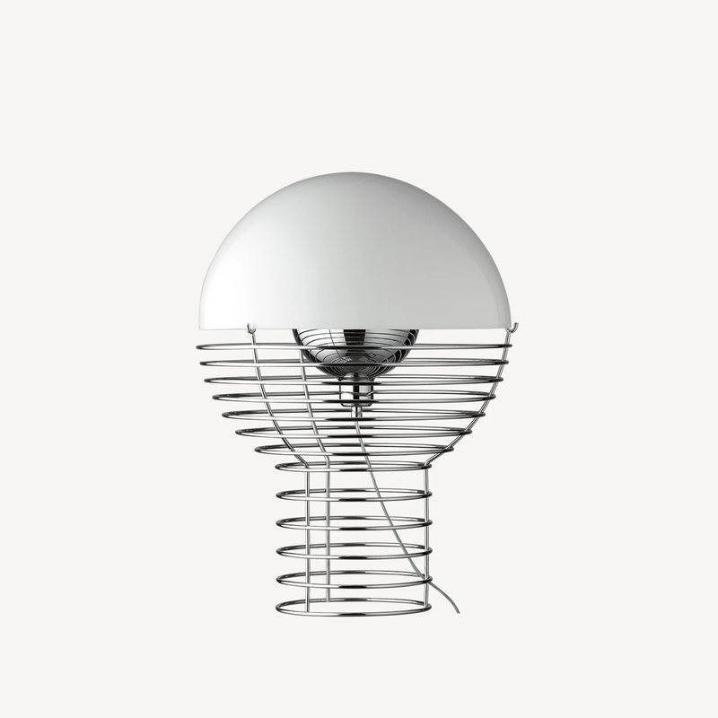 [VER-101330] Wire Table Lamp Ø40 (Wit)