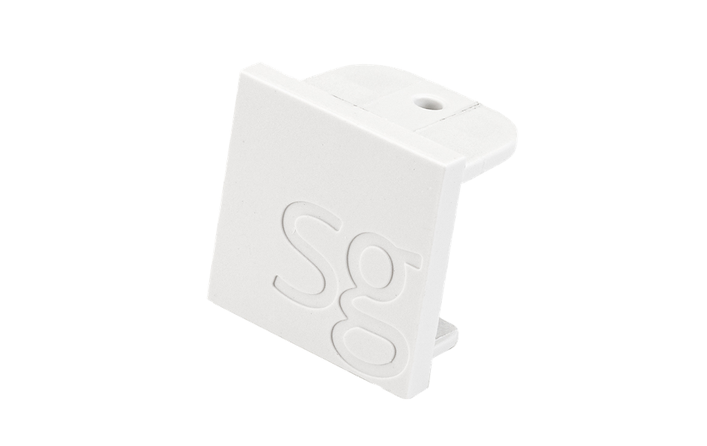 [SG-003090] ZIP 230V eindstuk (Wit)