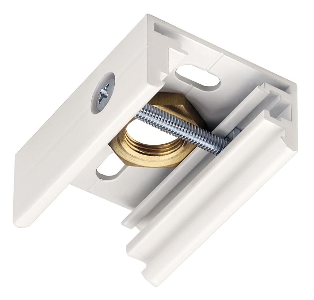 [SLV-1001530] PENDELCLIP, voor EUTRAC 3-fase 230V opbouwrail (Wit)