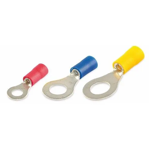Geïsoleerde ringKabelschoen geel 6mm²