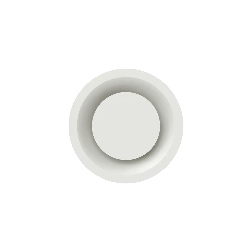 pradovent trim Ø125 - white