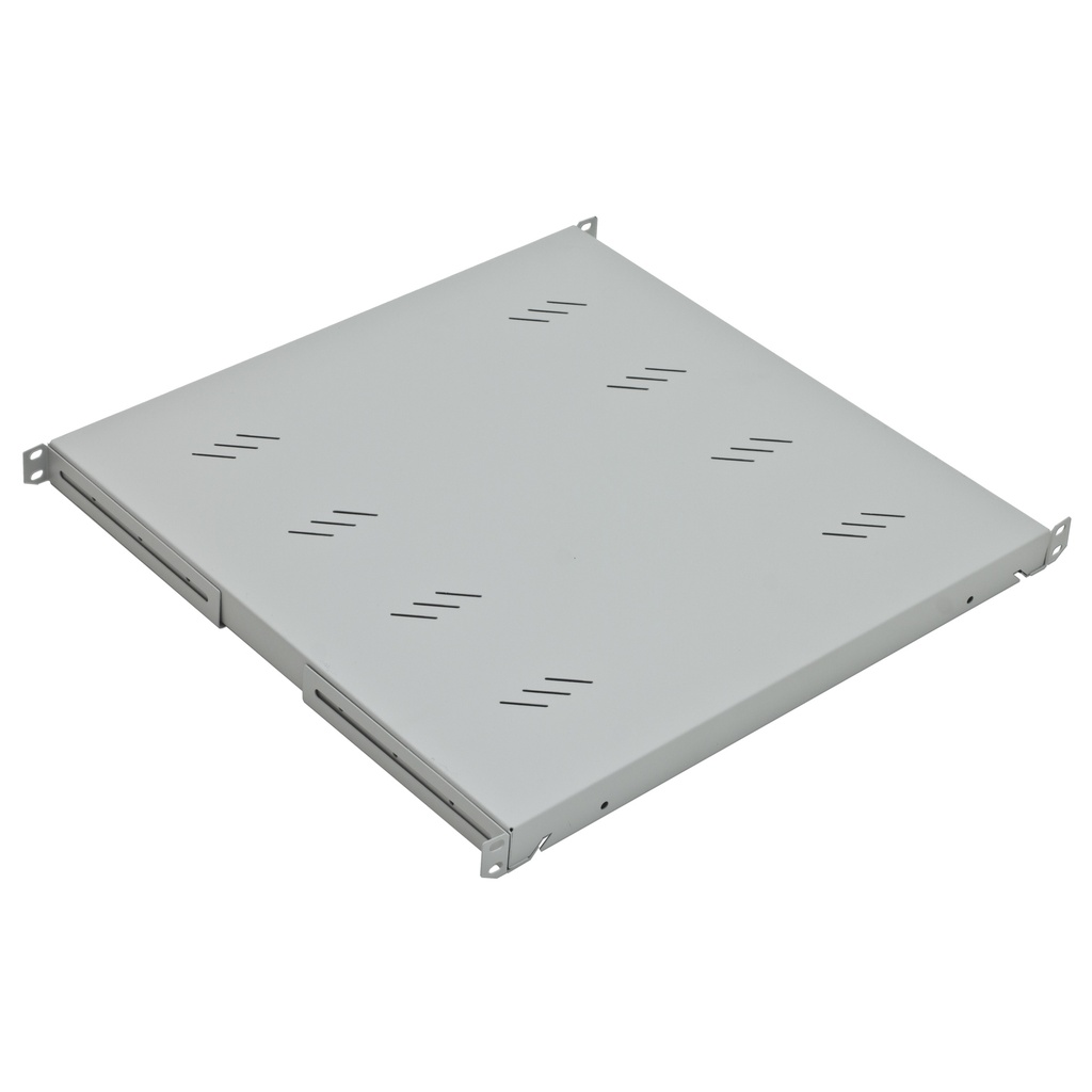 [SCH-DFS14845C] Legbord 19" vast D=450mm <80kg 1HE RAL7035 grijs