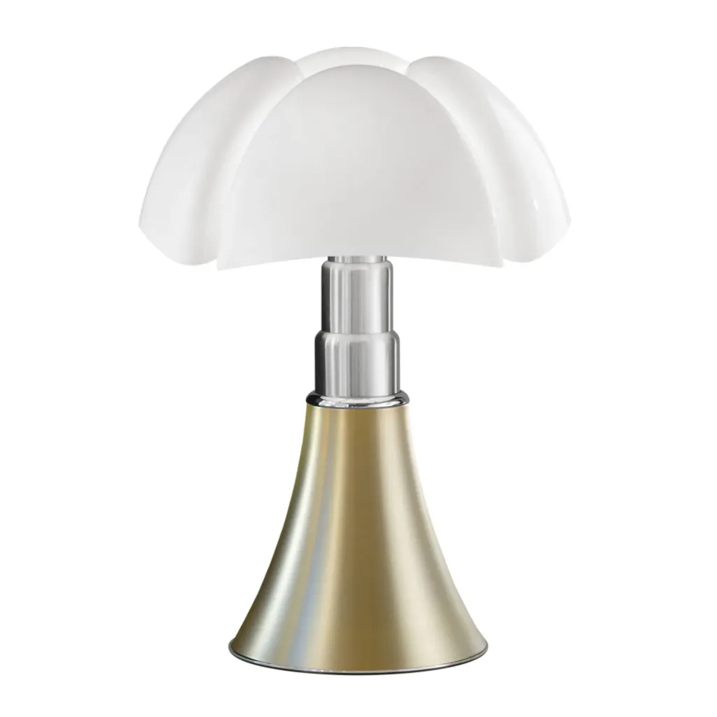 [MNL-620/OT] PIPISTRELLO - 4X5W E14 LED - BULBS INCLUDED -  NATURAL SATIN BRASS