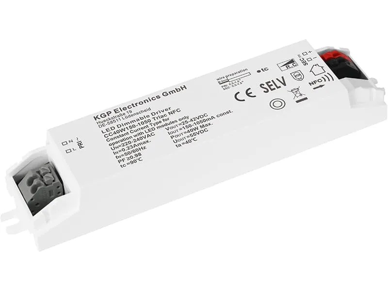 LED driver 150-1050mA / 40W TRIAC dim NFC
