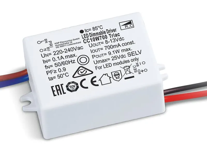 [KGP-CC10W500 Triac] LED driver 500mA / 10W TRIAC dim