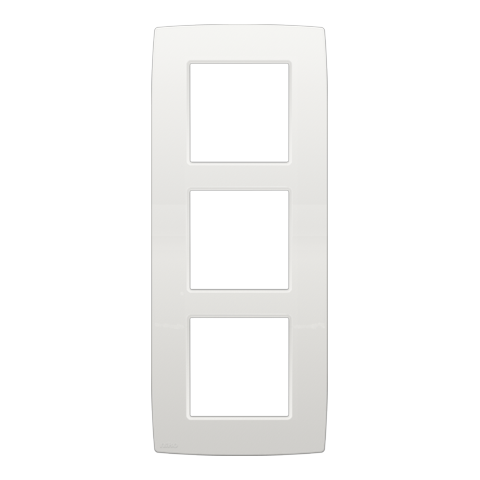 DRIEVOUDIGE AFDEKPLAAT MET 60MM CENTERAFSTAND, VERTICAAL