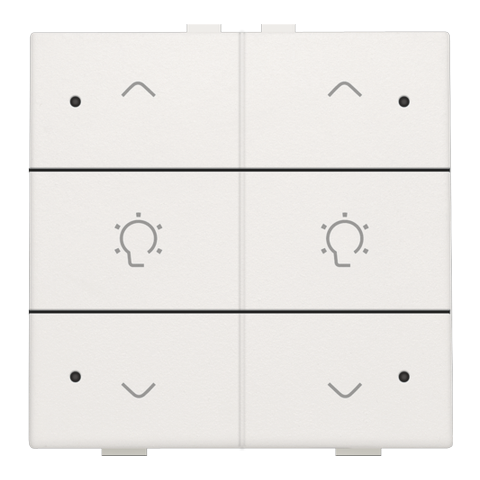 [NIK-101-52046] DUBBELE DIMBEDIENING MET LED, VOOR NIKO HOME CONTROL