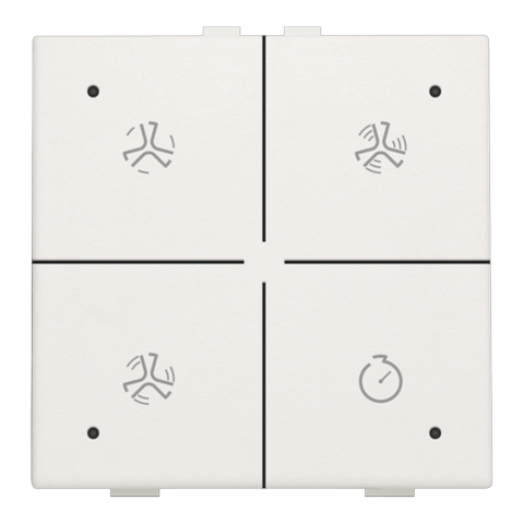 [NIK-101-52054] VENTILATIEBEDIENING MET LED, VOOR NIKO HOME CONTROL
