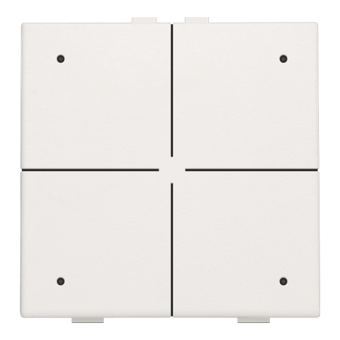 [NIK-101-52204] VIERVOUDIGE DRUKKNOP MET LEDS EN COMFORTSENSOREN
