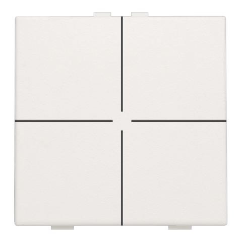 VIERVOUDIGE DRUKKNOP VOOR NIKO HOME CONTROL
