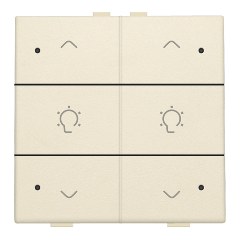 [NIK-100-52046] DUBBELE DIMBEDIENING MET LED, VOOR NIKO HOME CONTROL