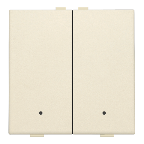 TWEEVOUDIGE DRUKKNOP MET LEDS EN COMFORTSENSOREN