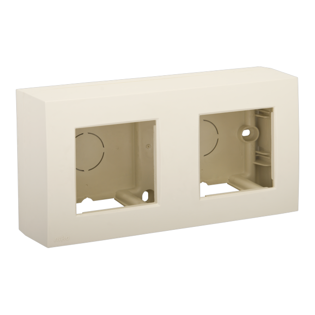TWEEVOUDIGE OPBOUWKIT VOOR OPBOUWMONTAGE VAN 2 INBOUWFUNCTIES