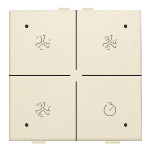 [NIK-100-52054] VENTILATIEBEDIENING MET LED, VOOR NIKO HOME CONTROL