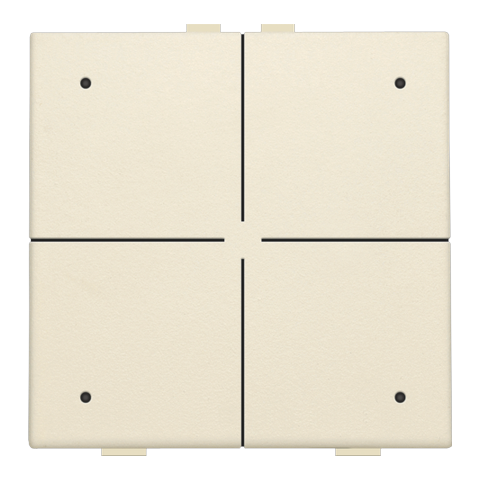[NIK-100-52204] VIERVOUDIGE DRUKKNOP MET LEDS EN COMFORTSENSOREN