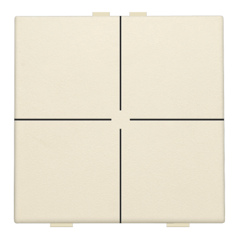 [NIK-100-51004] VIERVOUDIGE DRUKKNOP VOOR NIKO HOME CONTROL