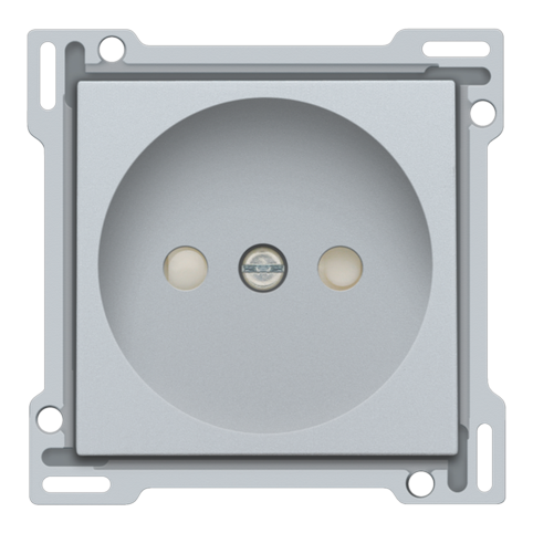 [NIK-121-66501] AFWERKINGSSET STOPCONTACT ZONDER AARDING, 21MM