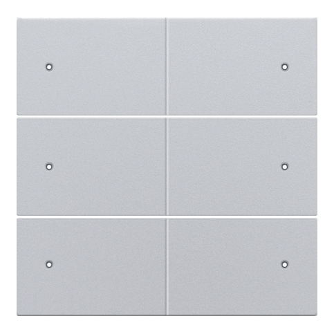[NIK-121-60150] AFWERKINGSSET ZESVOUDIGE POTENTIAALVRIJE DRUKKNOP 24V, MET LEDS