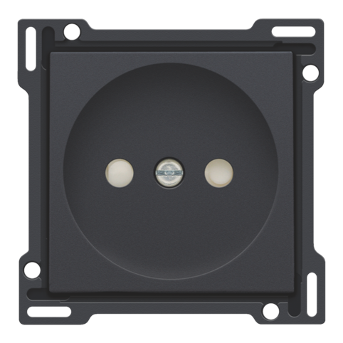 [NIK-122-66501] AFWERKINGSSET STOPCONTACT ZONDER AARDING, 21MM
