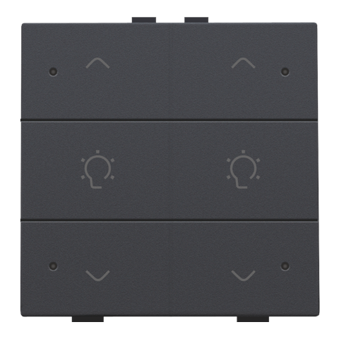 [NIK-122-52046] DUBBELE DIMBEDIENING MET LED, VOOR NIKO HOME CONTROL