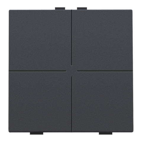 [NIK-122-51004] VIERVOUDIGE DRUKKNOP VOOR NIKO HOME CONTROL