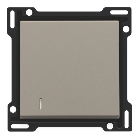 [NIK-123-60005] AFWERKINGSSET MET LENS VOOR ENKELVOUDIGE SCHAKELAAR OF DRUKKNOP