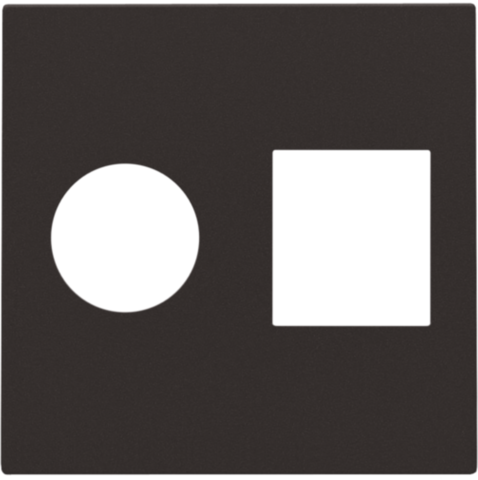 [NIK-124-65702] AFWERKING ENKELV. COAXAANSLUITING EN NETWERKAANSLUITING RJ45