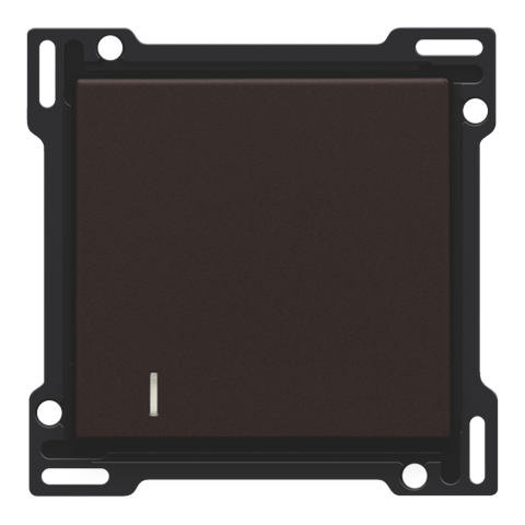 [NIK-124-60005] AFWERKINGSSET MET LENS VOOR ENKELVOUDIGE SCHAKELAAR OF DRUKKNOP