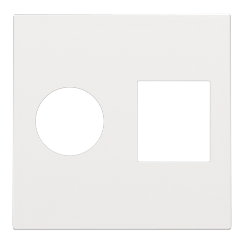 [NIK-154-65702] AFWERKING ENKELV. COAXAANSLUITING EN NETWERKAANSLUITING RJ45