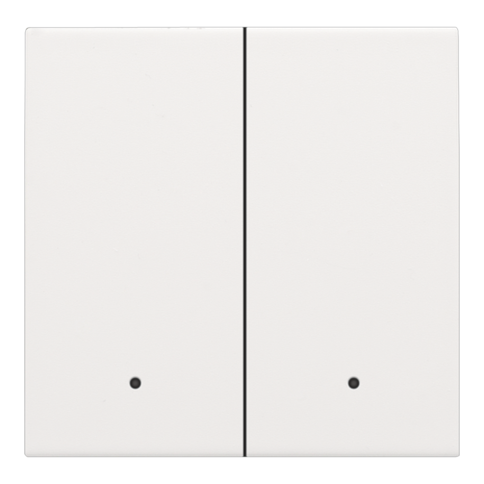 [NIK-154-32004] AFWERKINGSSET MET LENS VOOR DUBBELE ELEKTRON. SHAKELAAR/DRUKKNOP