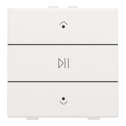 ENKELVOUDIGE AUDIOBEDIENING MET LEDS, VOOR NIKO HOME CONTROL