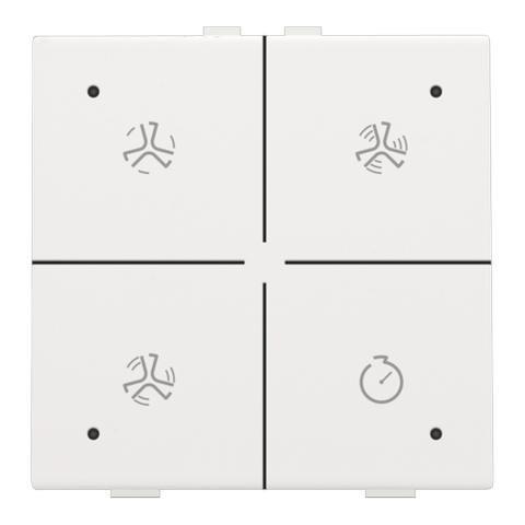[NIK-154-52054] VENTILATIEBEDIENING MET LED, VOOR NIKO HOME CONTROL