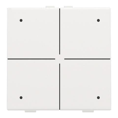 [NIK-154-52204] VIERVOUDIGE DRUKKNOP MET LEDS EN COMFORTSENSOREN