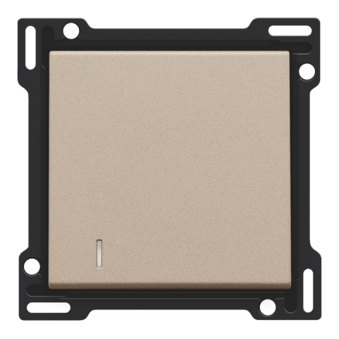 [NIK-157-60005] AFWERKINGSSET MET LENS VOOR ENKELVOUDIGE SCHAKELAAR OF DRUKKNOP