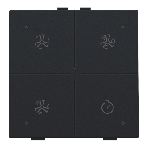 [NIK-161-52054] VENTILATIEBEDIENING MET LED, VOOR NIKO HOME CONTROL