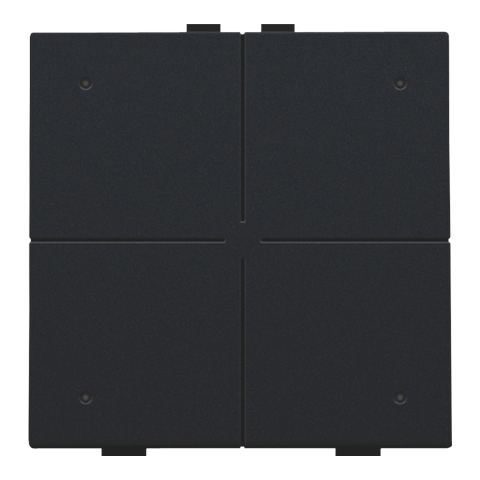 [NIK-161-52204] VIERVOUDIGE DRUKKNOP MET LEDS EN COMFORTSENSOREN