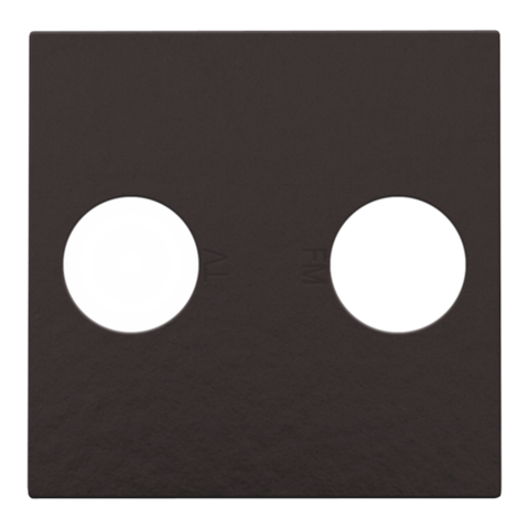 [NIK-200-69702] AFWERKINGSSET 2 ENKELVOUDIGE COAXAANSLUITINGEN VOOR TV/FM