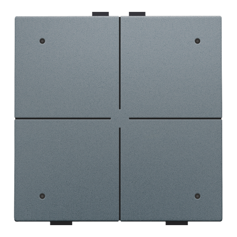 [NIK-220-52204] VIERVOUDIGE DRUKKNOP MET LEDS EN COMFORTSENSOREN