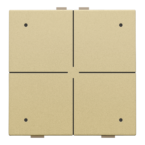 [NIK-221-52204] VIERVOUDIGE DRUKKNOP MET LEDS EN COMFORTSENSOREN