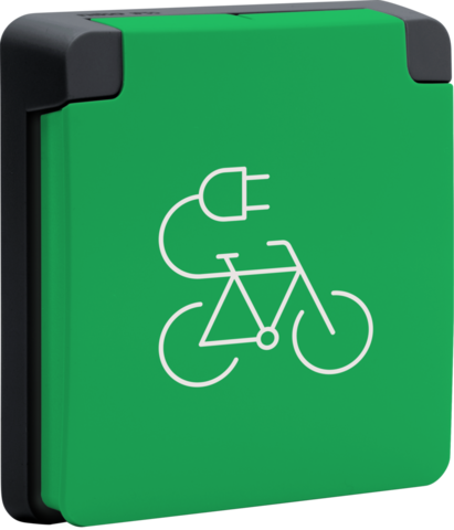 [NIK-761-36670] SPUITWATERDICHT FIETSOPLAADPUNT MET PENAARDE, SCHROEFKLEMMEN
