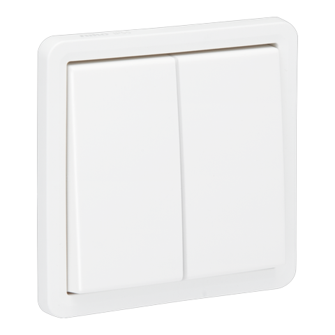 [NIK-701-35000] SPUITWATERDICHTE DUBBELE DRUKKNOP 10A ZONDER LED, NO/NC, SCHROEF