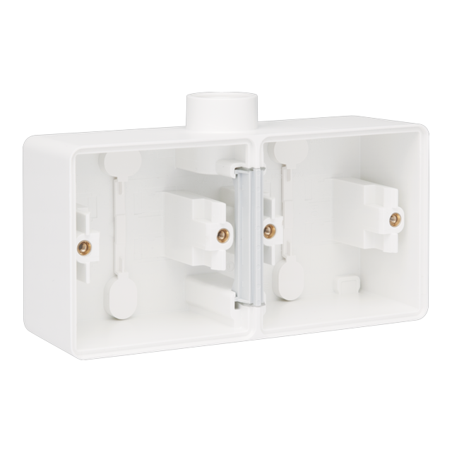 [NIK-701-84801] SPUITWATERDICHTE DUBBELE OPBOUWDOOS, 2 FUNCTIES, 1 M20-INGANG