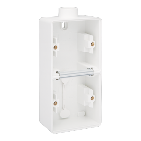 [NIK-701-84201] SPUITWATERDICHTE DUBBELE OPBOUWDOOS, 2 FUNCTIES, 1 M20-INGANG