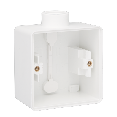 [NIK-701-84101] SPUITWATERDICHTE OPBOUWDOOS VOOR 1 FUNCTIE, MET 1 M20-INGANG