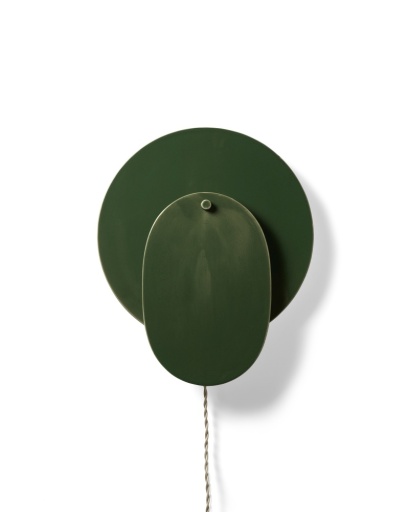 [SER-B0425003-504] WALL LAMP 01 DARK GREEN NEBULA