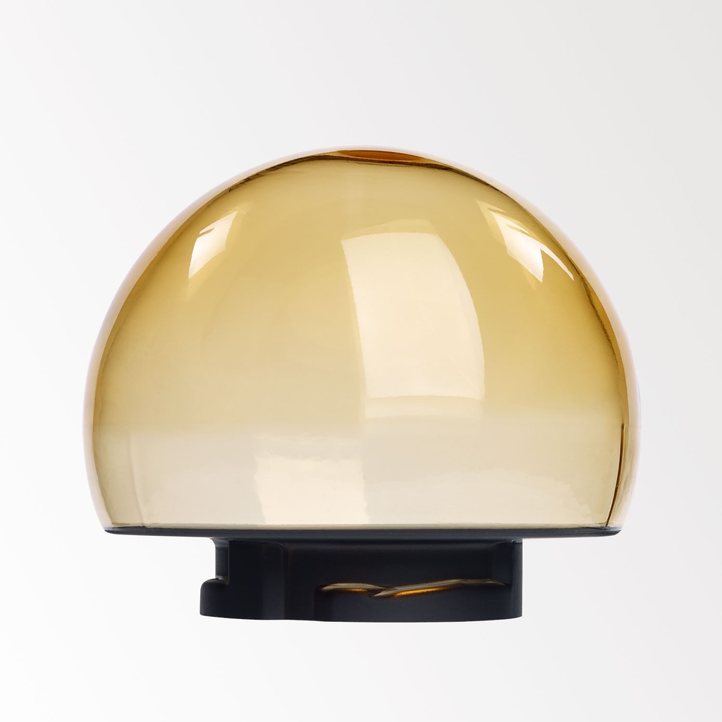 [DEL-286 67 02] BOWL GLASS AMBER
