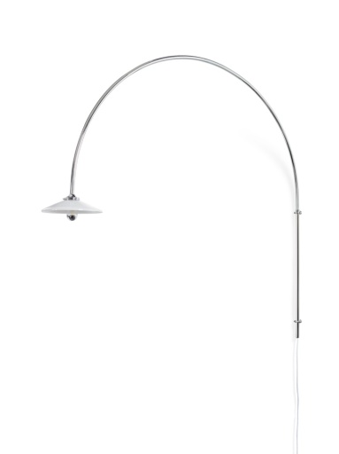 [SER-V9015030-806] HANGING LAMP N°3 CHROMED STEEL